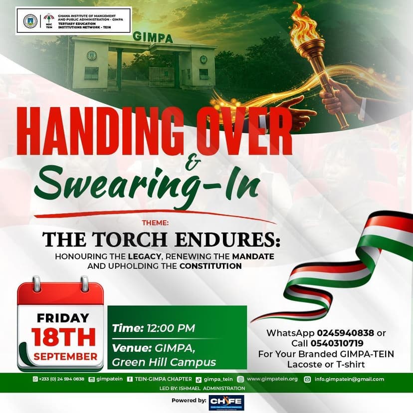THE TORCH ENDURES: Honouring the Legacy, Renewing the Mandate and Upholding the Constitution Continuity in Service. Renewal in Leadership. Commitment to the Future.